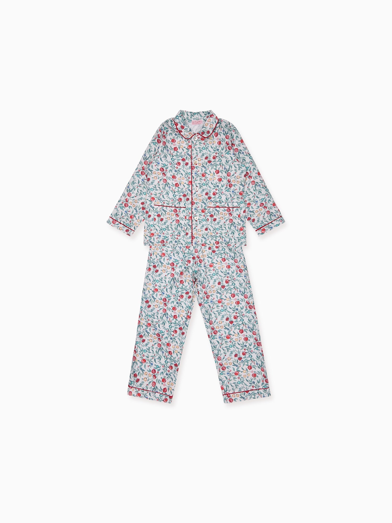 Light Grey Pomegranate Romero Kids Pyjamas