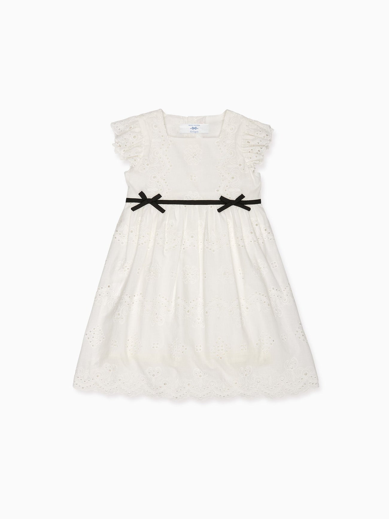 Nicky Hilton x La Coqueta Ivory Edie Girl Dress