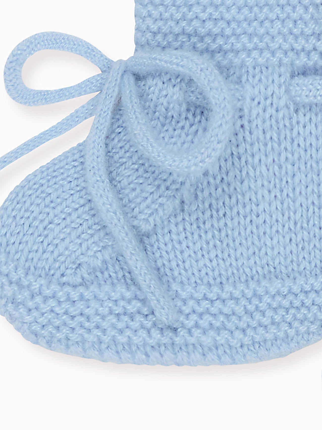 Blue Evita Cashmere Baby Booties