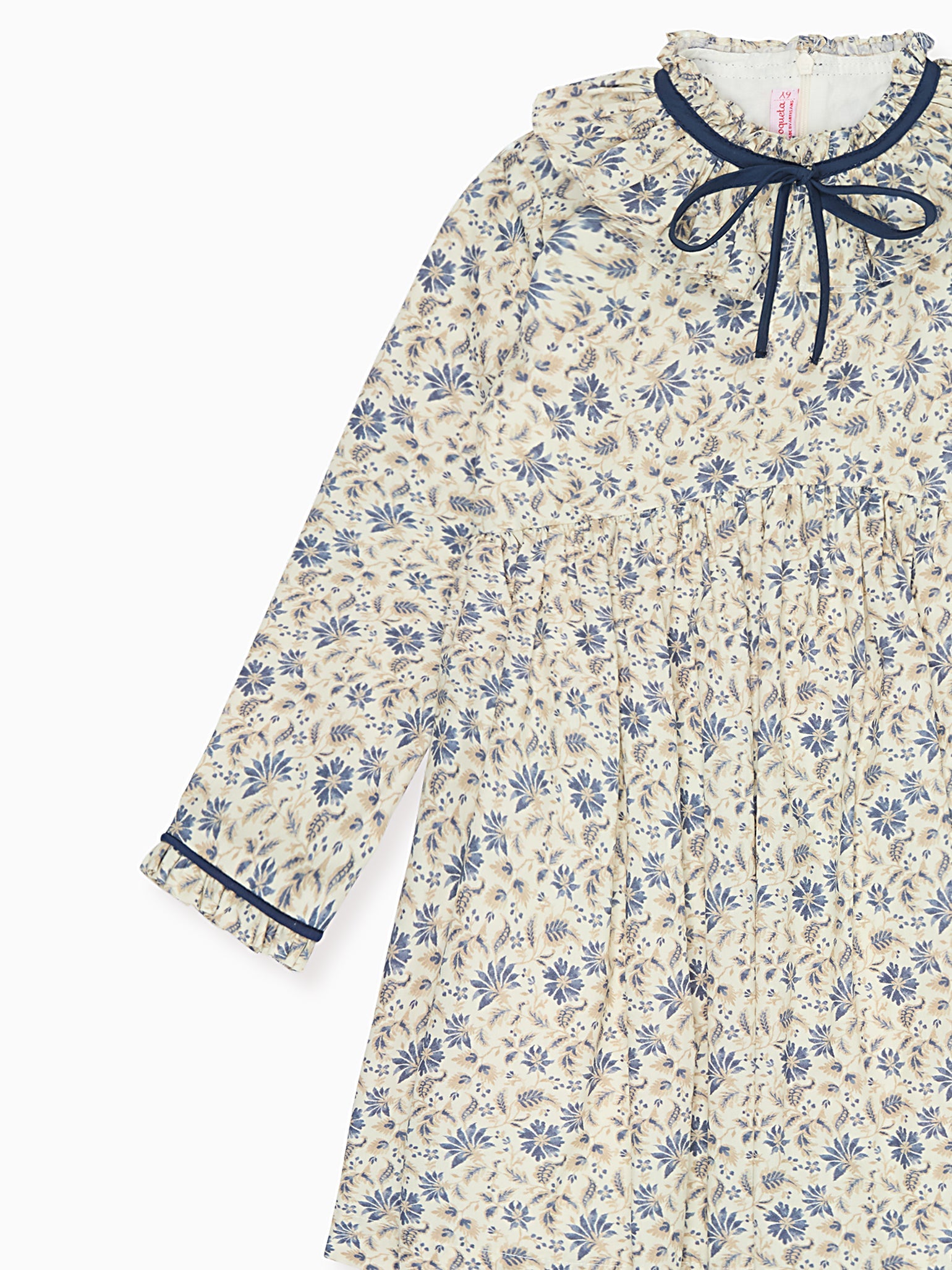 Blue Floral Flora Girl Dress