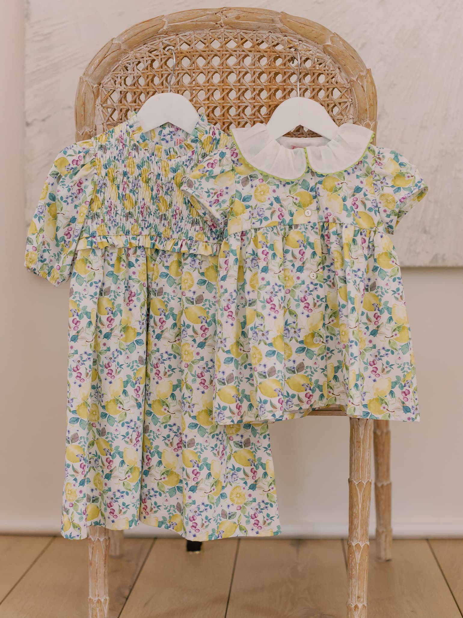 Yellow Lemons Patricia Baby Girl Set