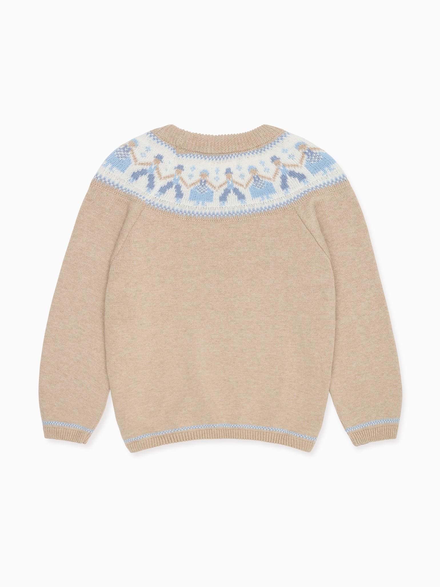Oatmeal Folk Cotton Boy Jumper