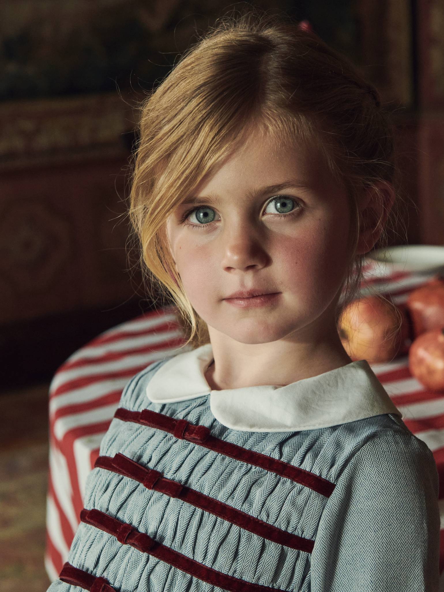 Light Blue Garcia Girl Dress