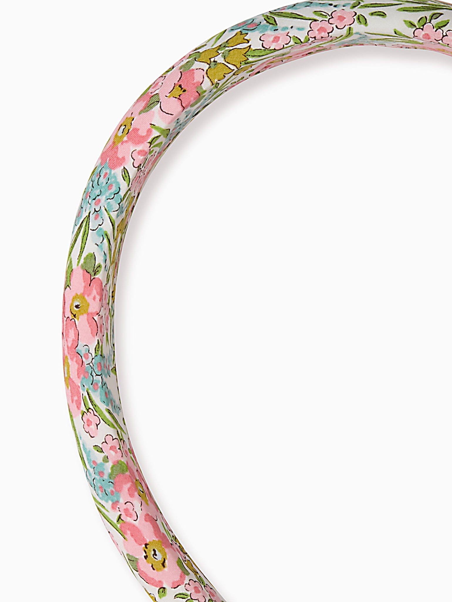 Pink Floral Girl Made With Liberty Fabric Wide Headband