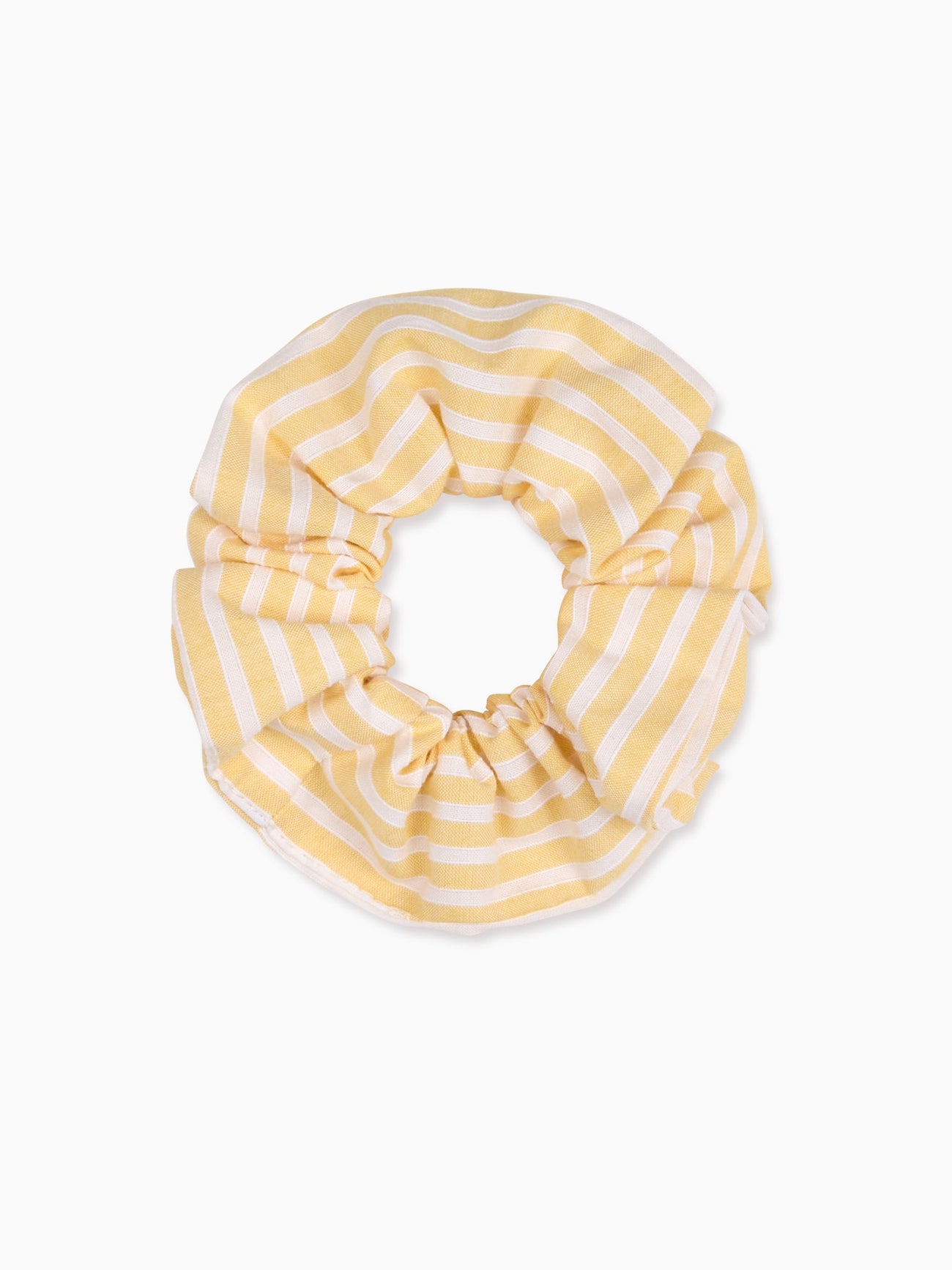 Lemon Stripe Girl Scrunchie