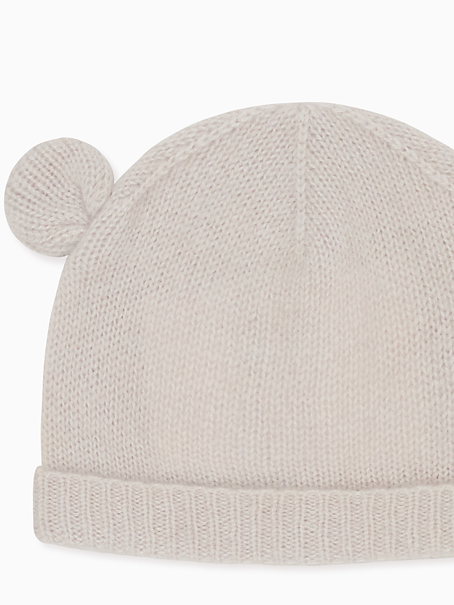 Soft Grey Gloria Cashmere Baby Hat