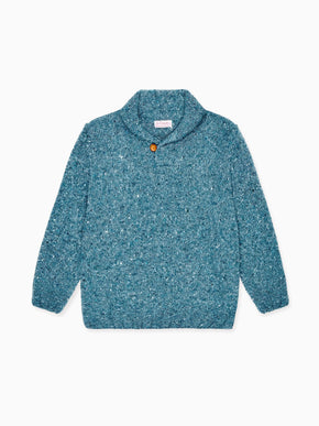 Blue Goyo Merino Boy Jumper