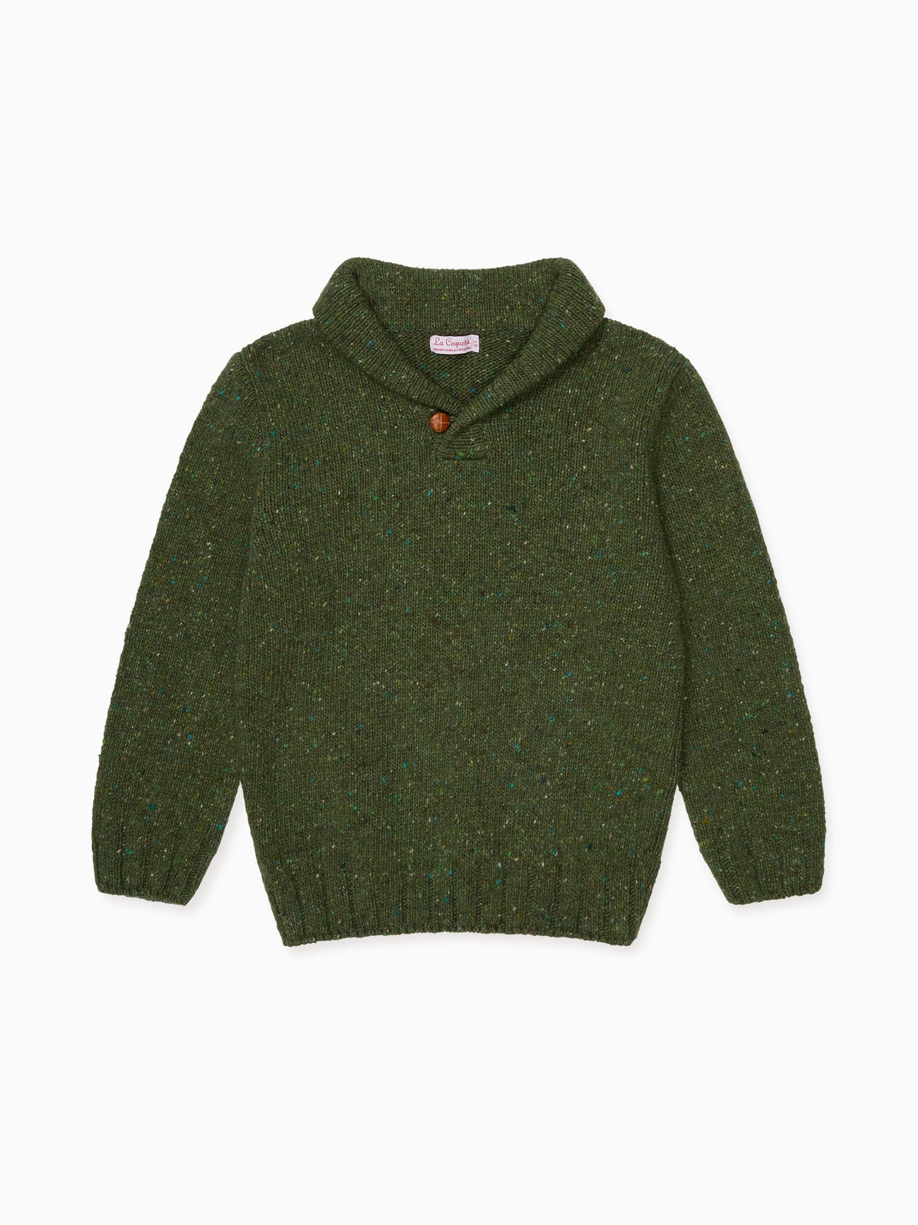 Olive Green Goyo Merino Boy Jumper