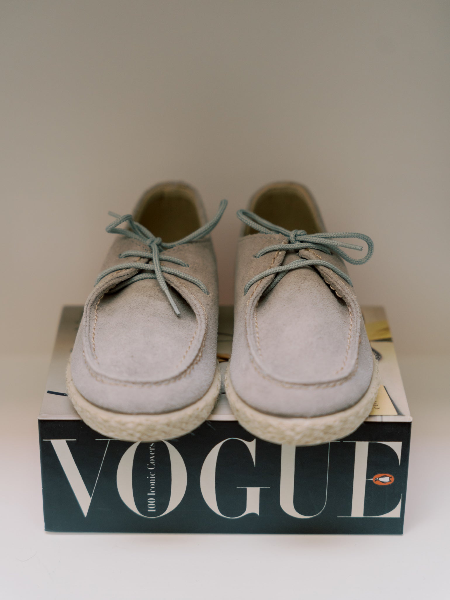 Grey Maddox Suede Boy Espadrille