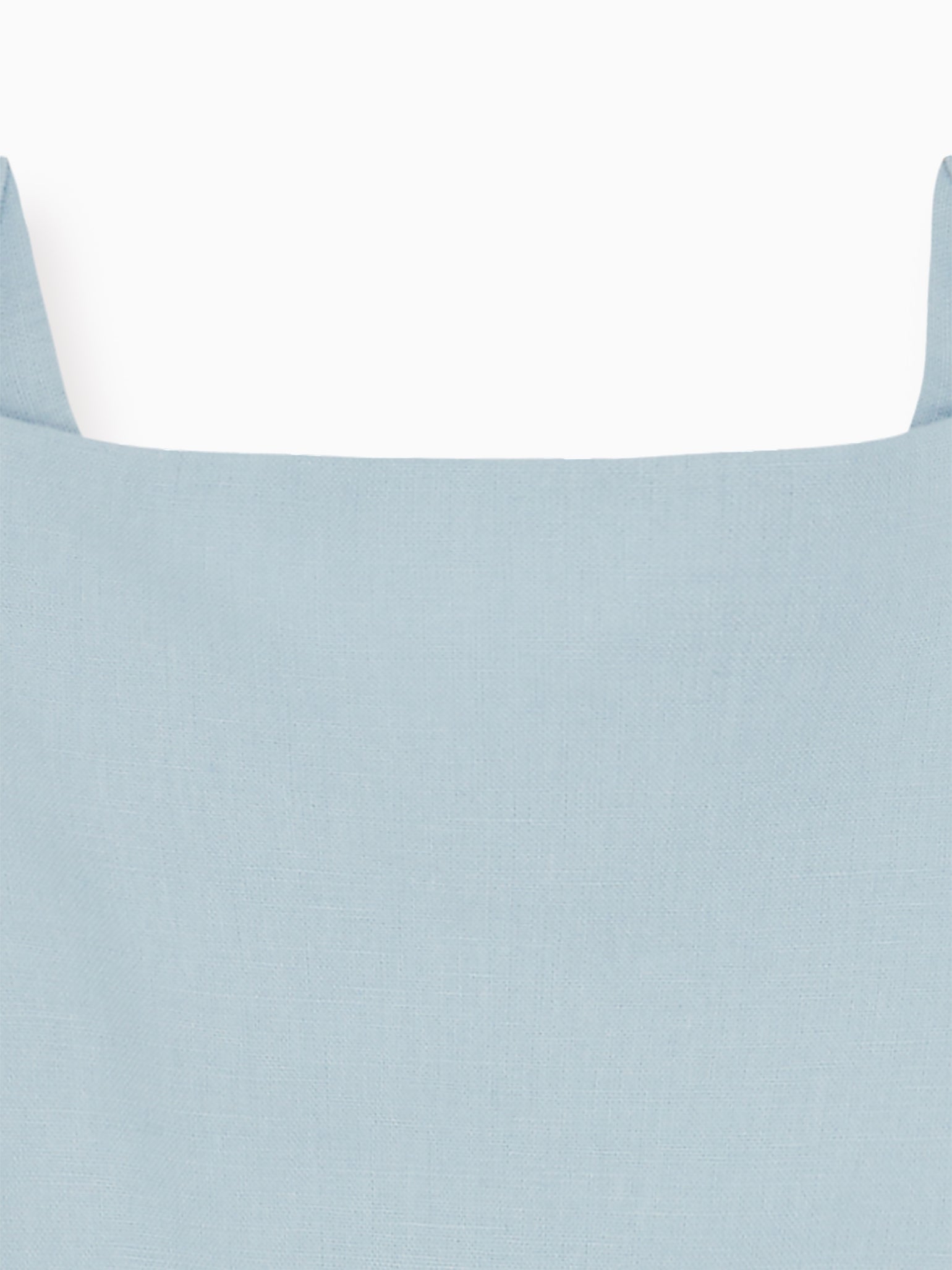 Light Blue Hebe Girl Linen Mix Skirt