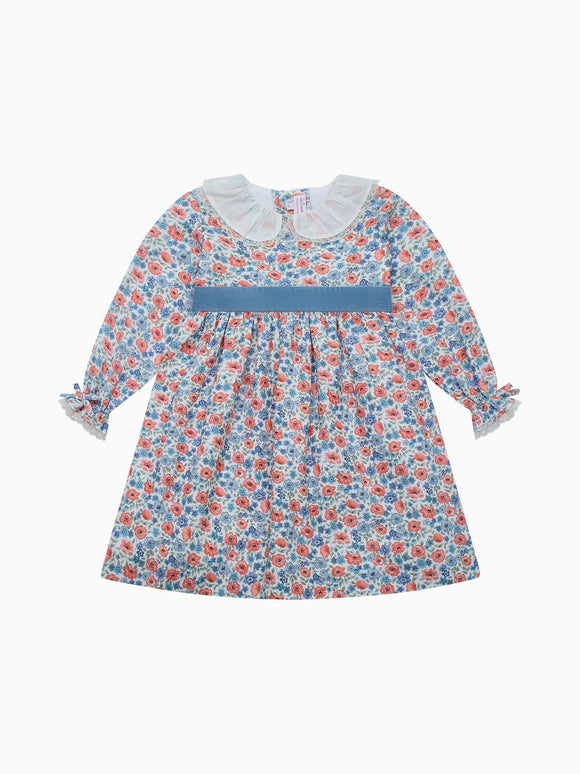 Pink Floral Helena Girl Dress