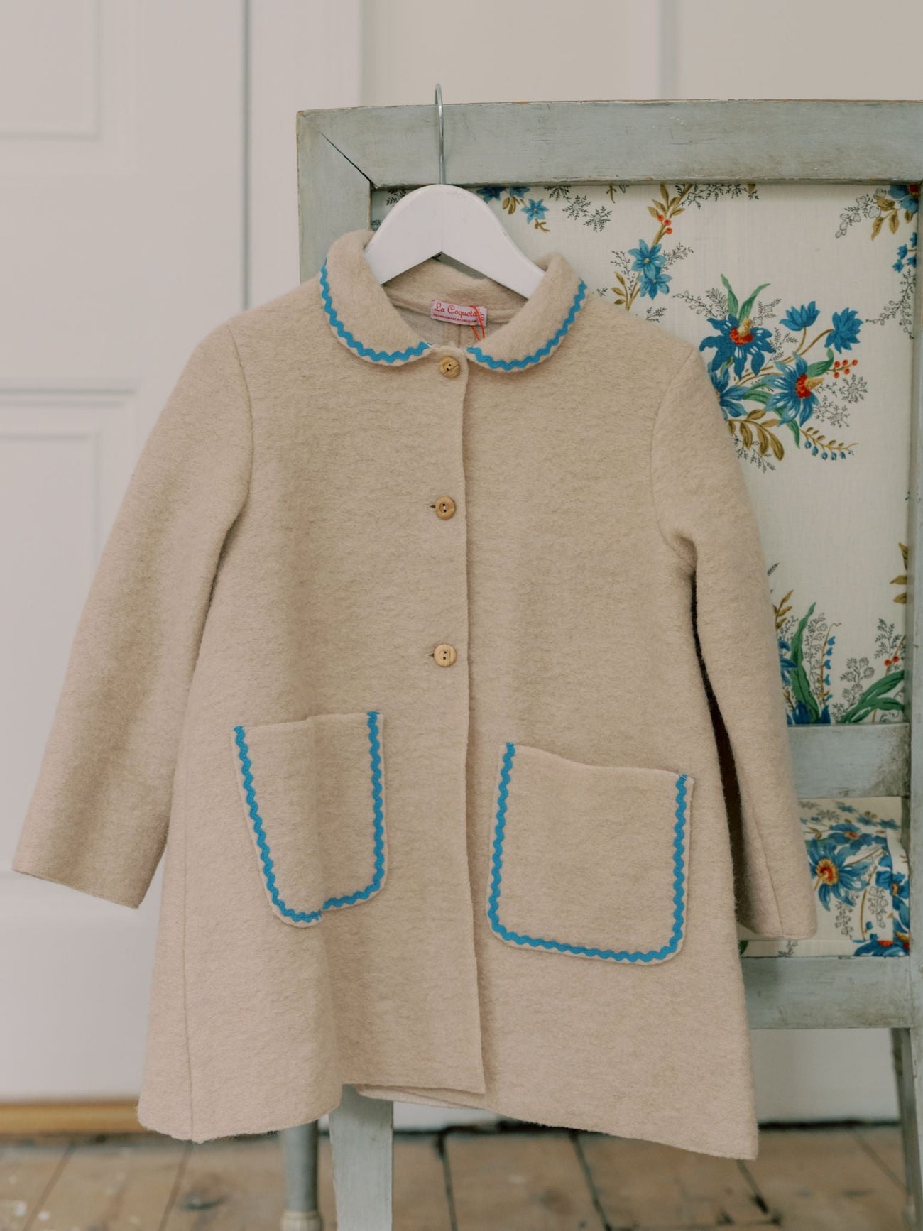 Beige Henrietta Girl Coat