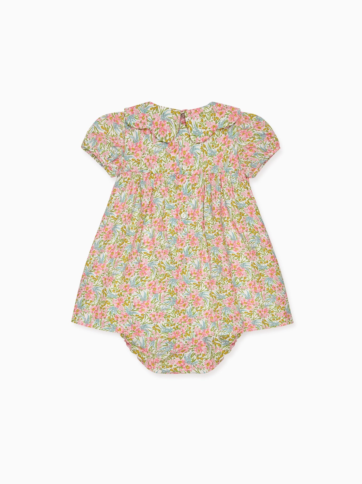 Pink Floral Hestia Baby Girl Made With Liberty Fabric Set