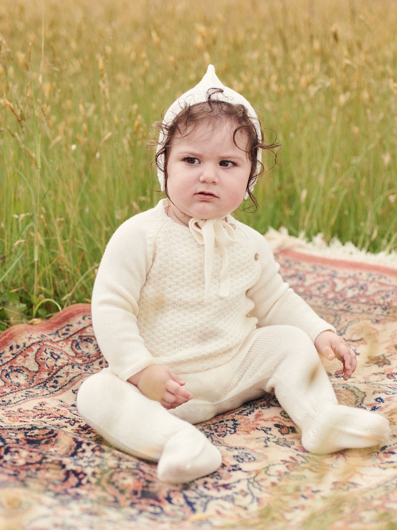 Ivory Irie Merino Baby Knitted Set