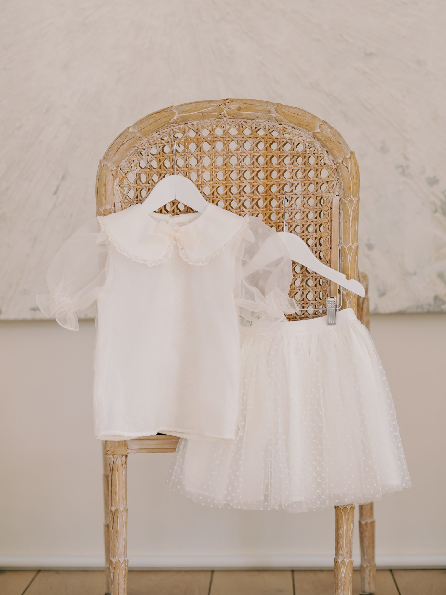 Ivory Tulipan Ceremony Girl Tulle Skirt