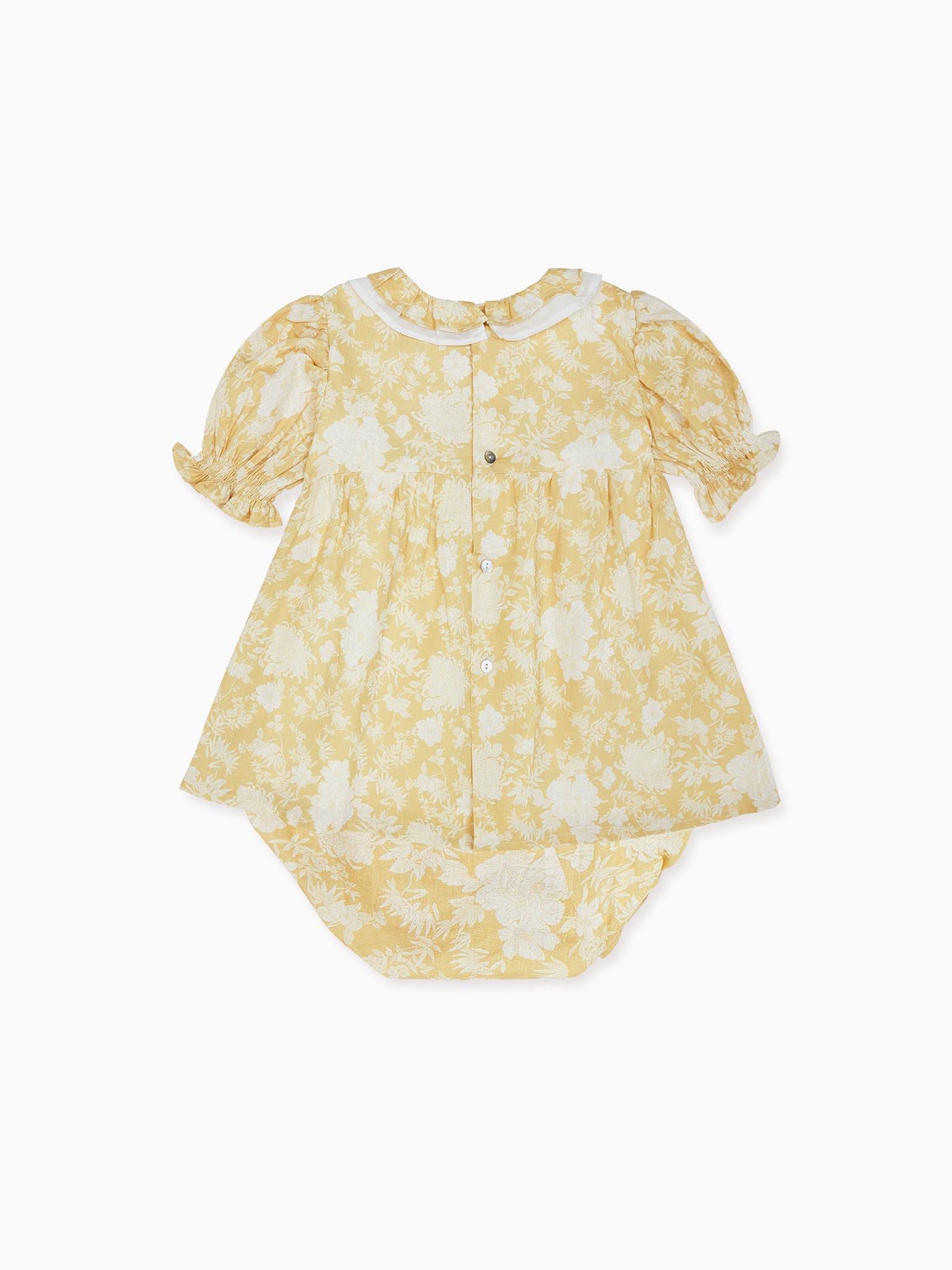 Yellow Floral Izara Baby Girl Set