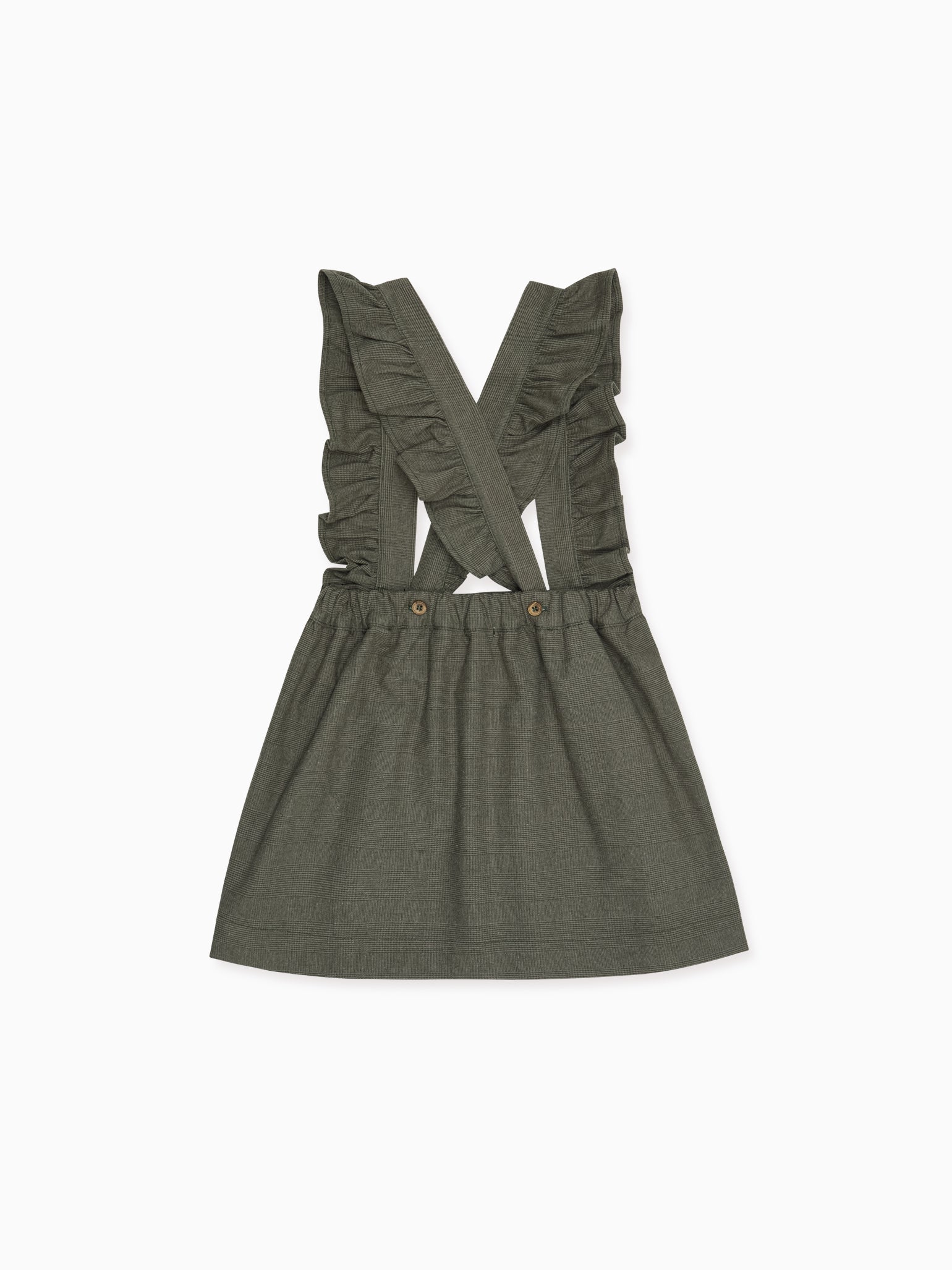 Oliva Check Girl Pinafore Skirt