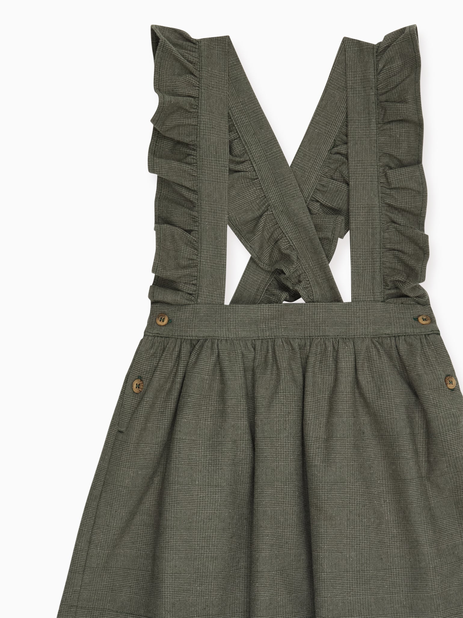 Oliva Check Girl Pinafore Skirt