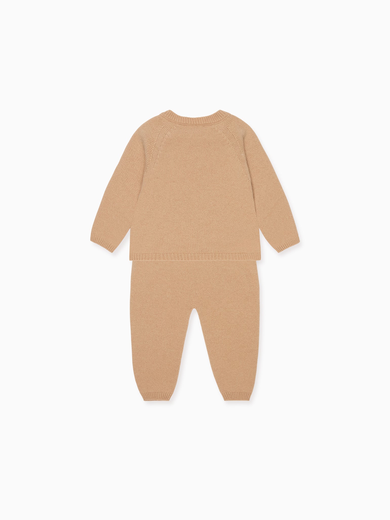 Camel Melange Juan Cashmere Baby Girl Gift Box Set
