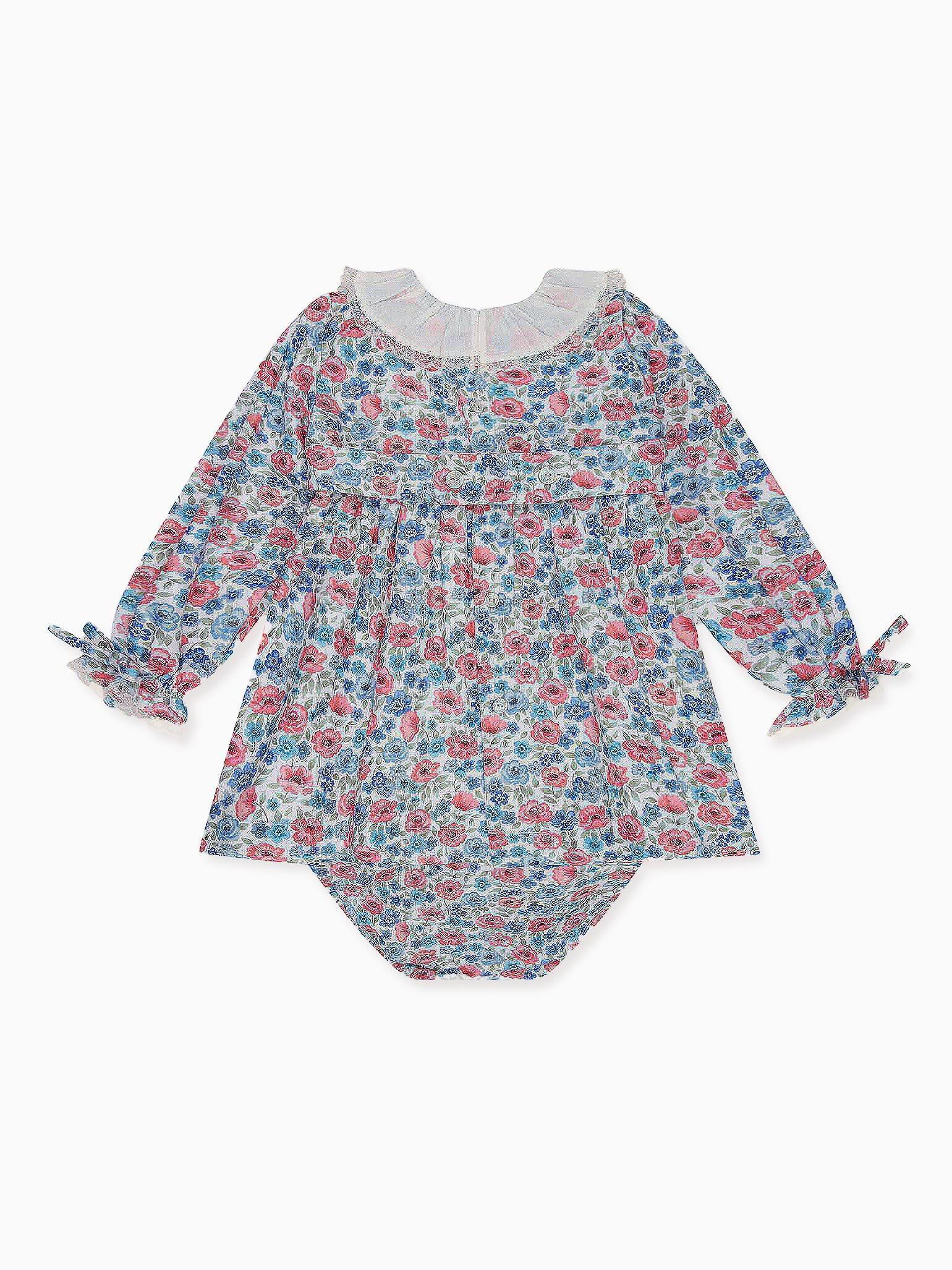 Pink Floral Juliana Baby Girl Set