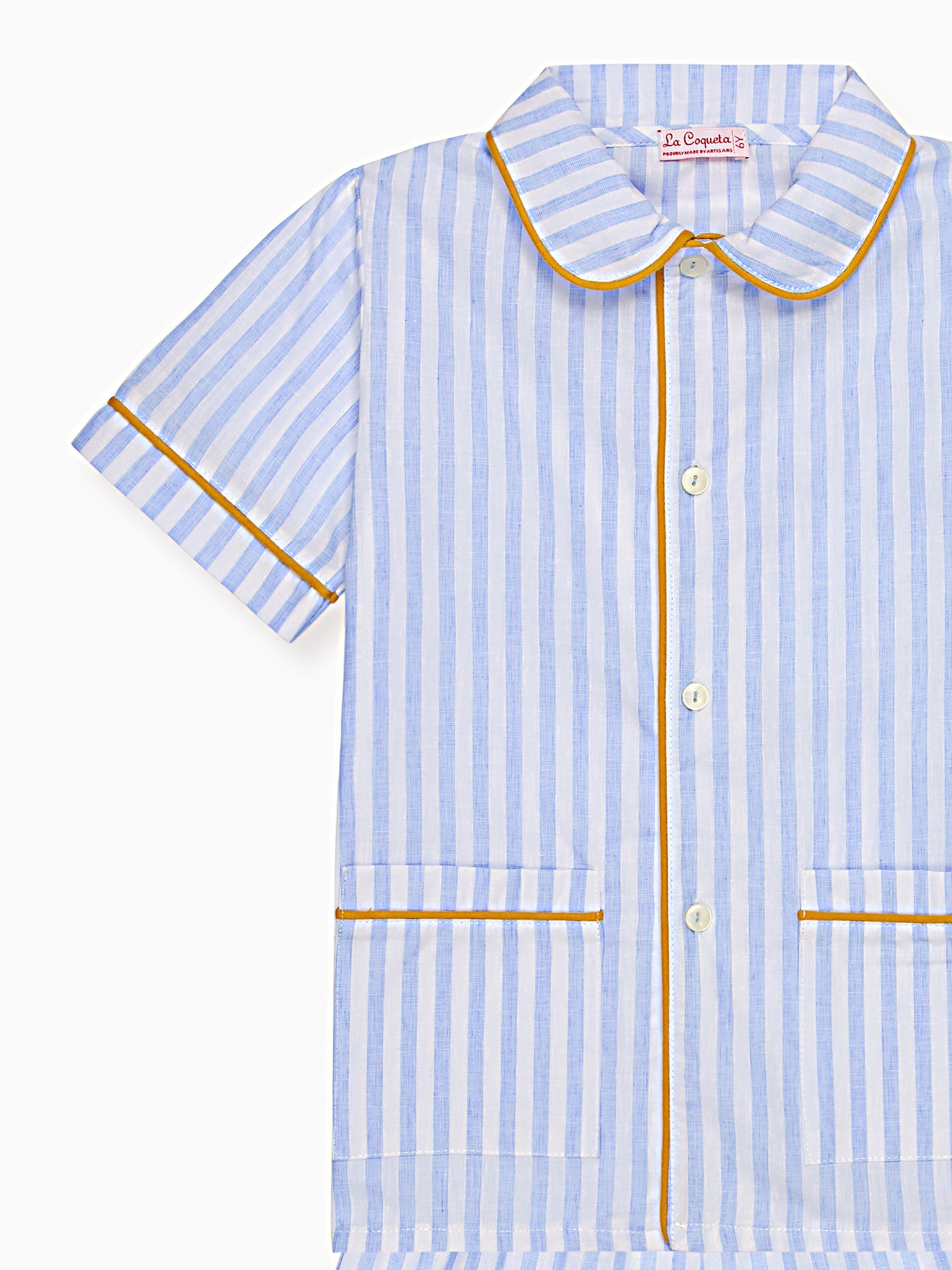 Light Blue Stripe Kai Kids Pyjamas