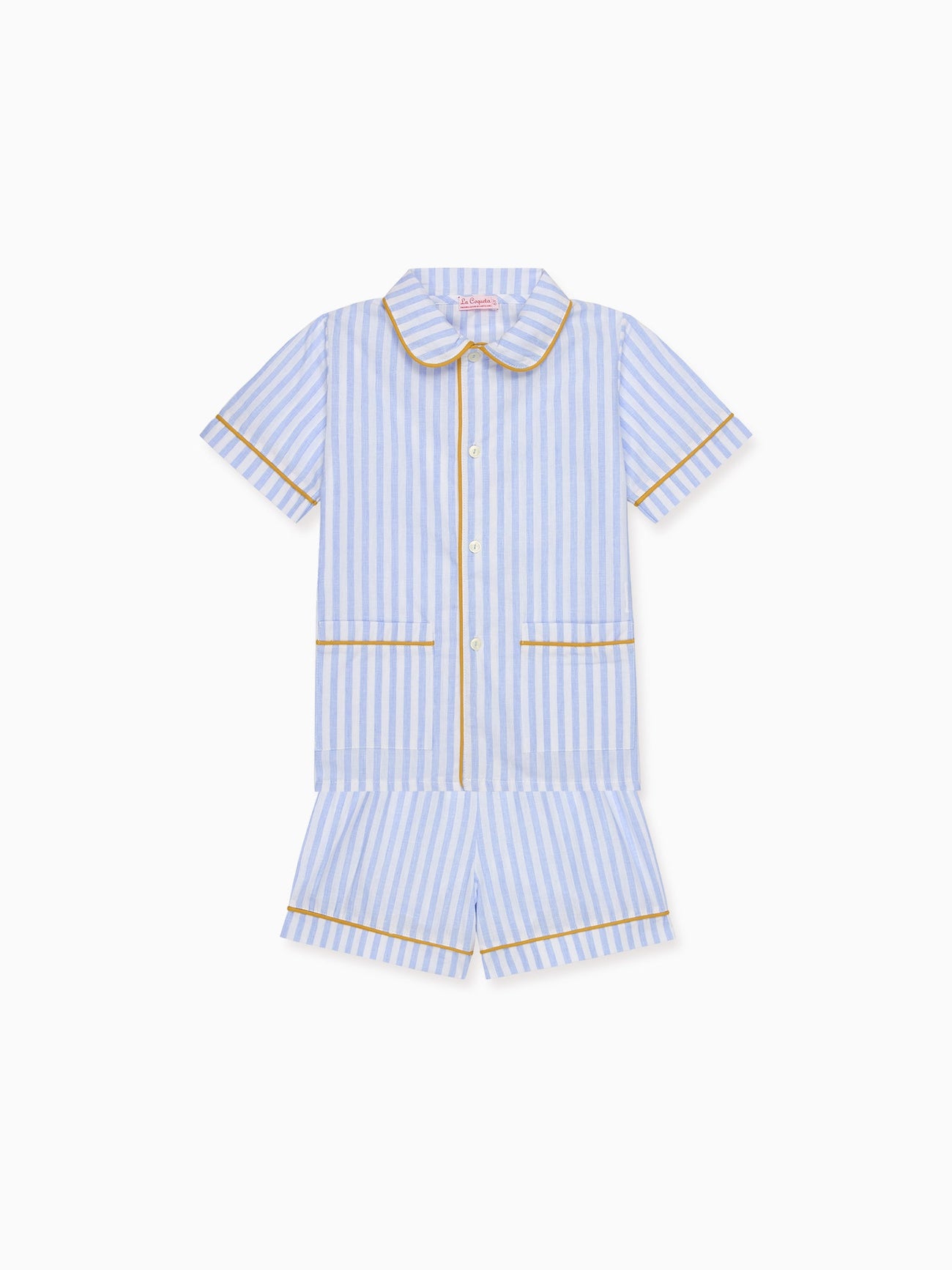 Light Blue Stripe Kai Kids Pyjamas