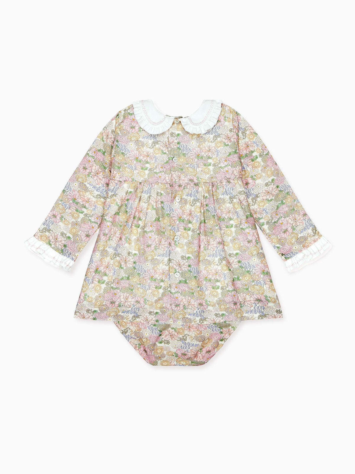 Pink Floral Laura Baby Girl Set