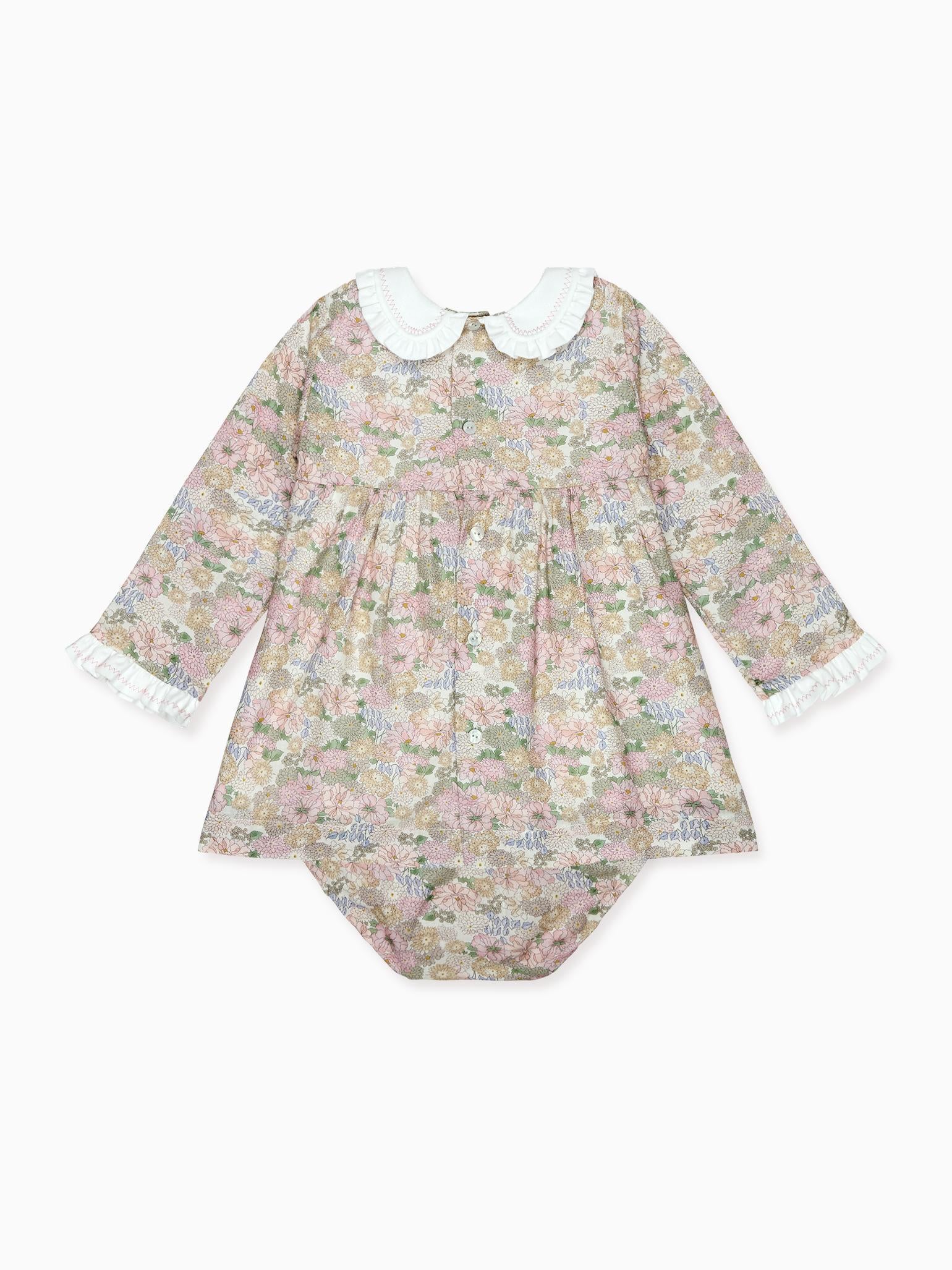 Pink Floral Laura Baby Girl Set
