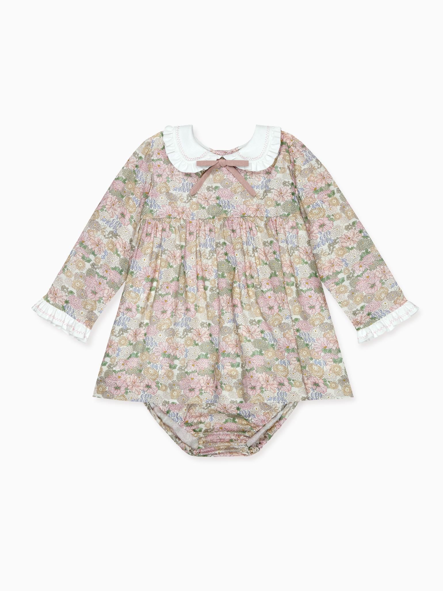 Pink Floral Laura Baby Girl Set
