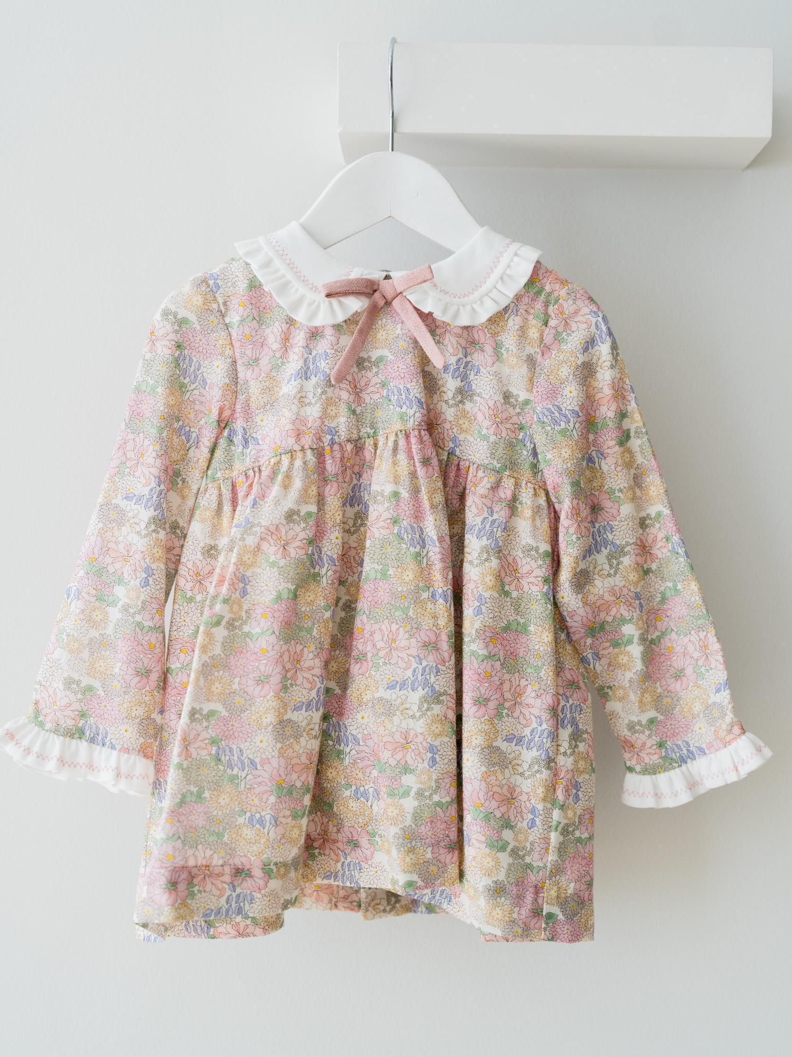 Pink Floral Laura Baby Girl Set