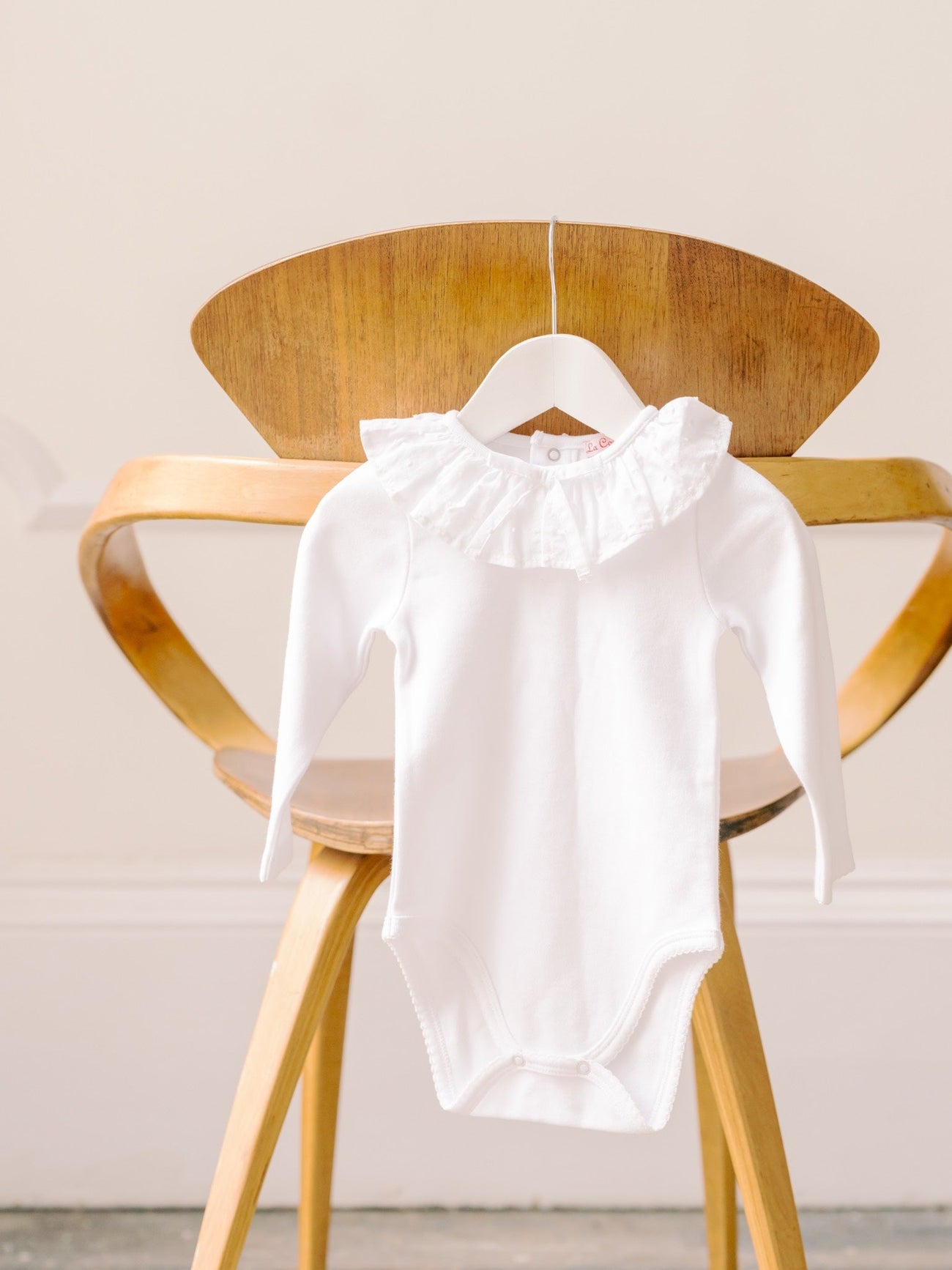 White Laya Baby Girl Body Vest