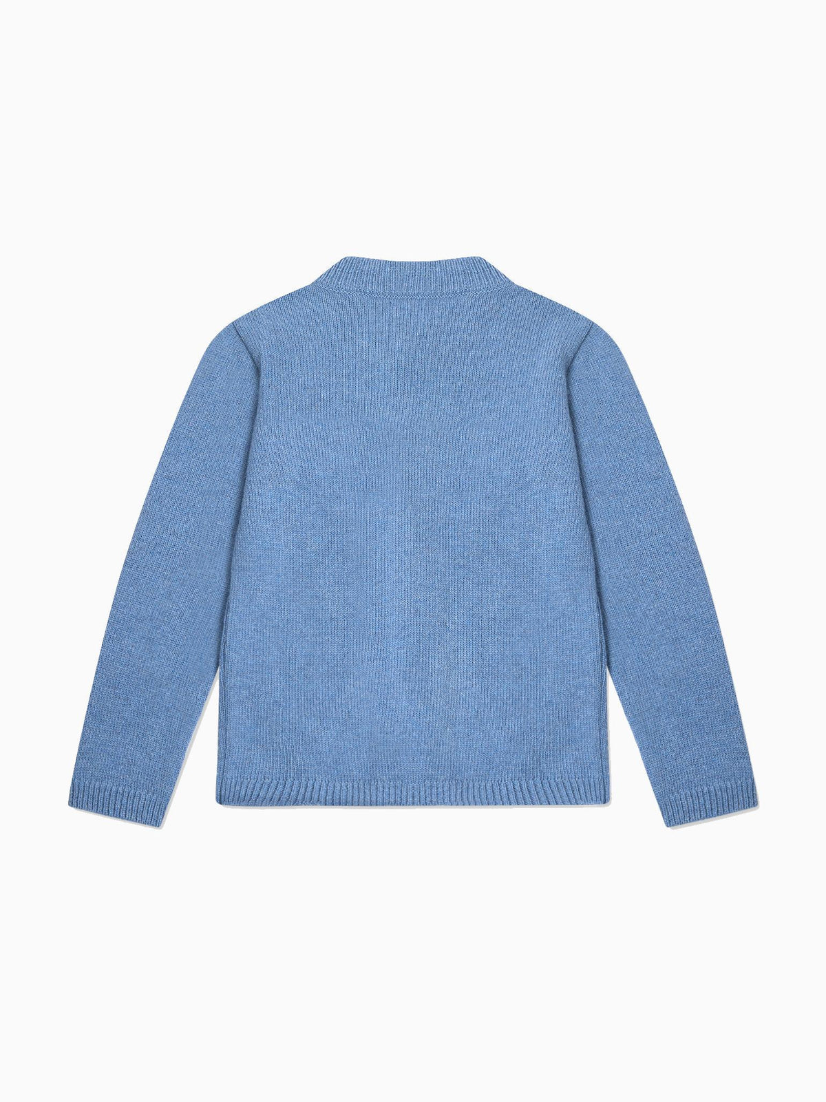Blue Leanor Merino Girl Cardigan