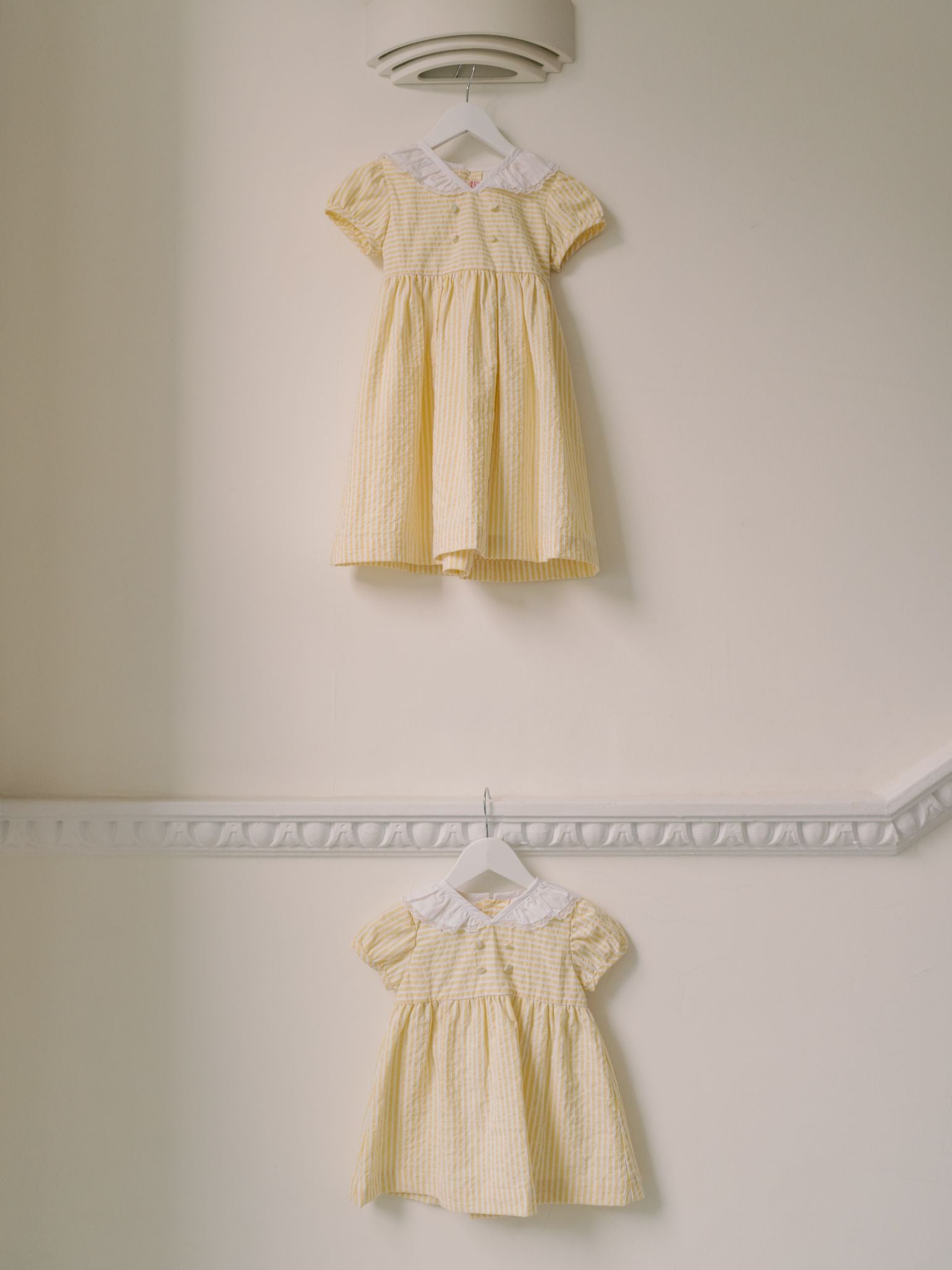 Lemon Stripe Liliana Girl Dress