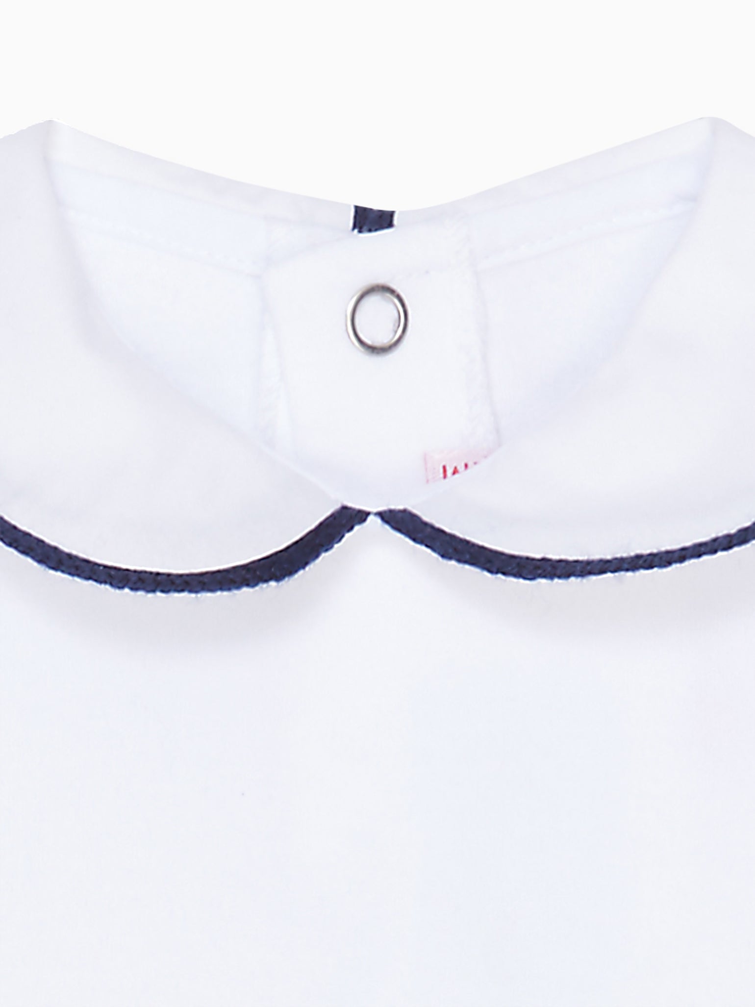 Navy Lirio Long Sleeve Baby Body Vest