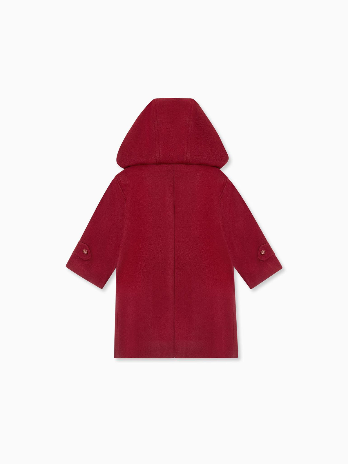 Burgundy Loden Wool Kids Coat