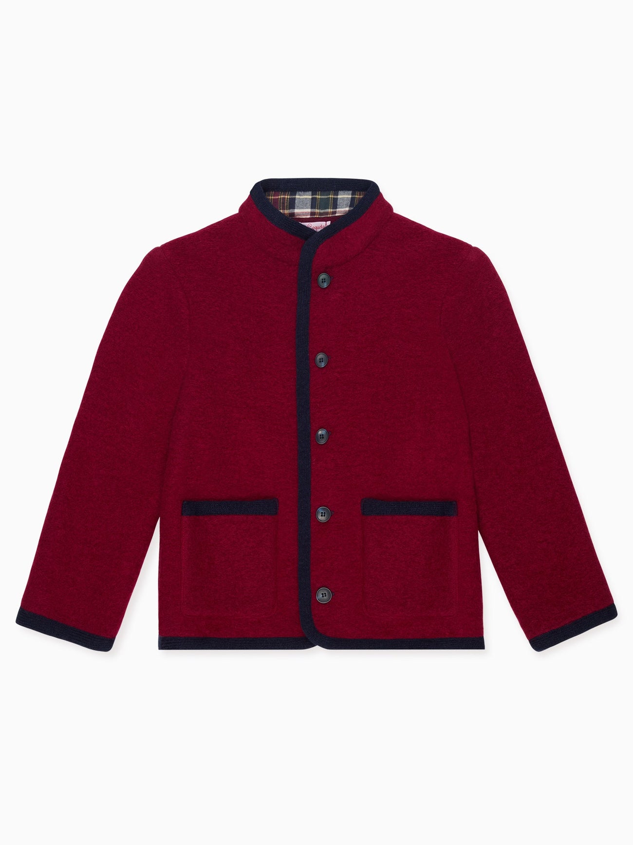 Burgundy Lorenzo Boy Jacket