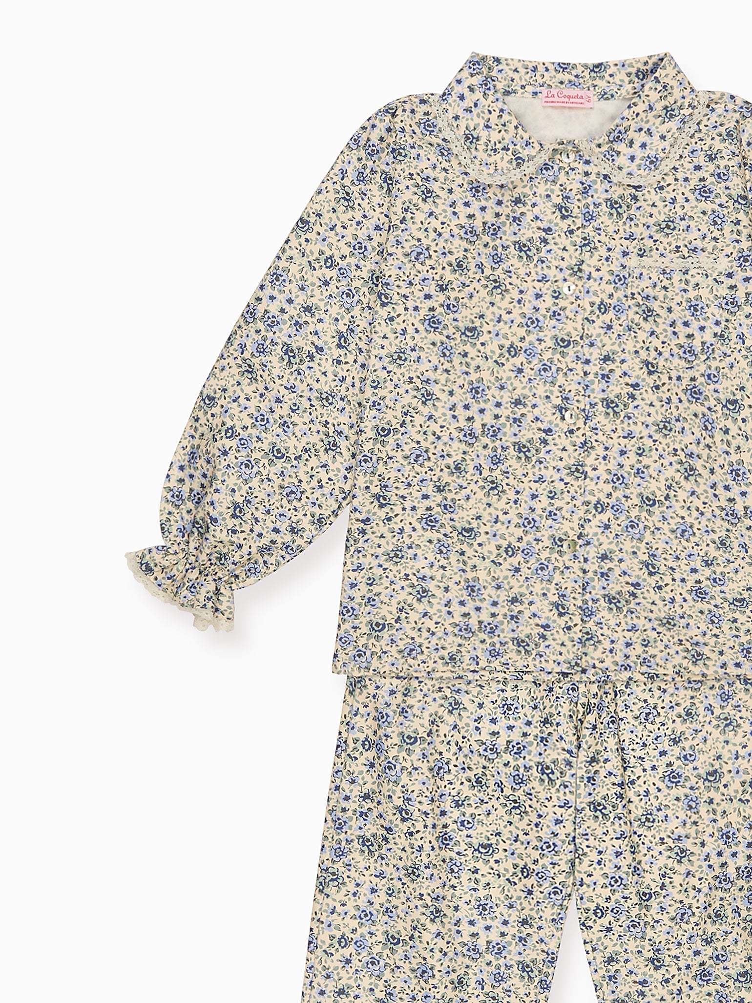Blue Floral Lorna Girl Pyjamas