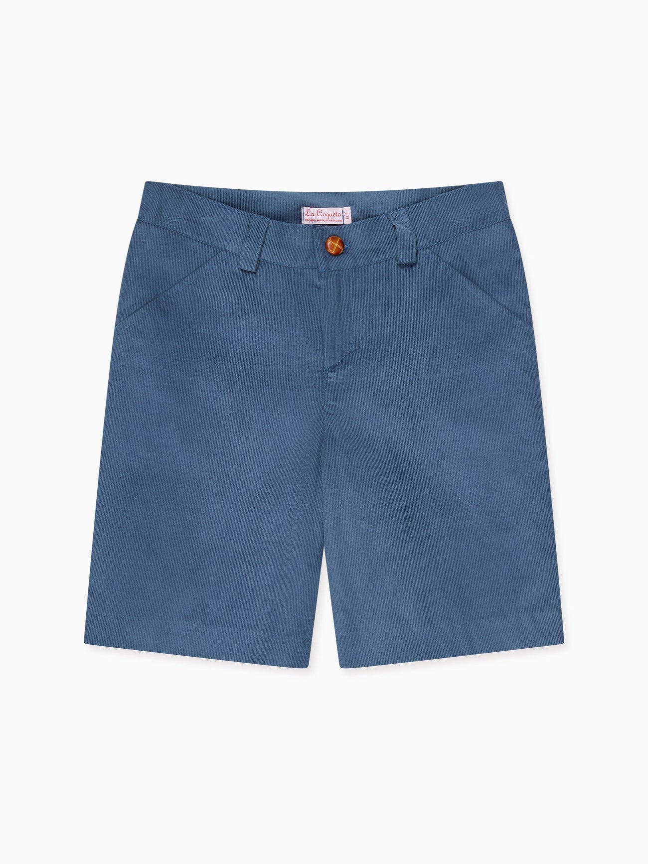 Blue Lucas Corduroy Boy Shorts