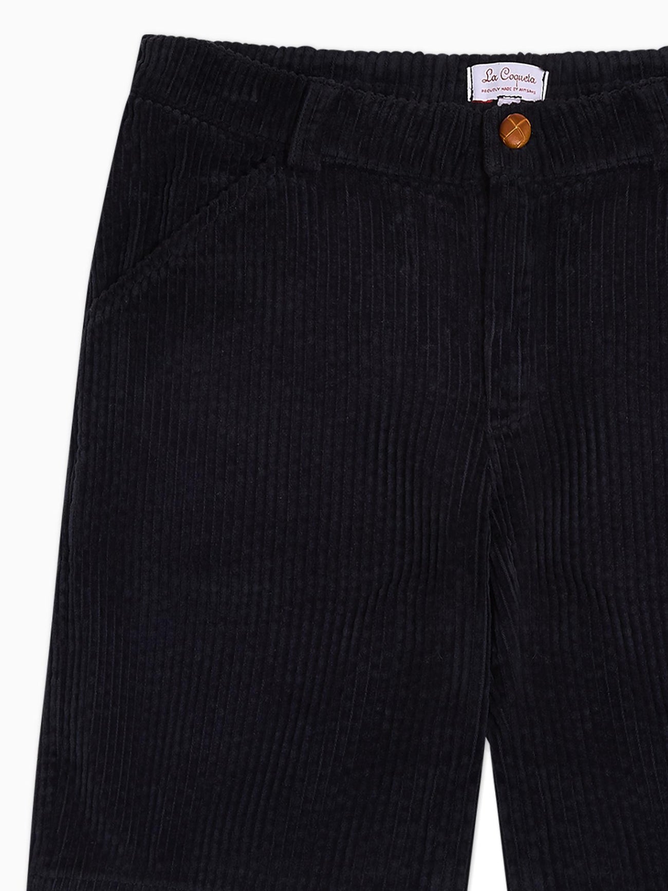 Navy Lucas Corduroy Boy Shorts
