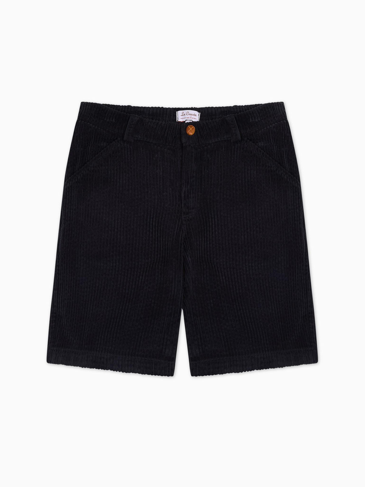 Navy Lucas Corduroy Boy Shorts