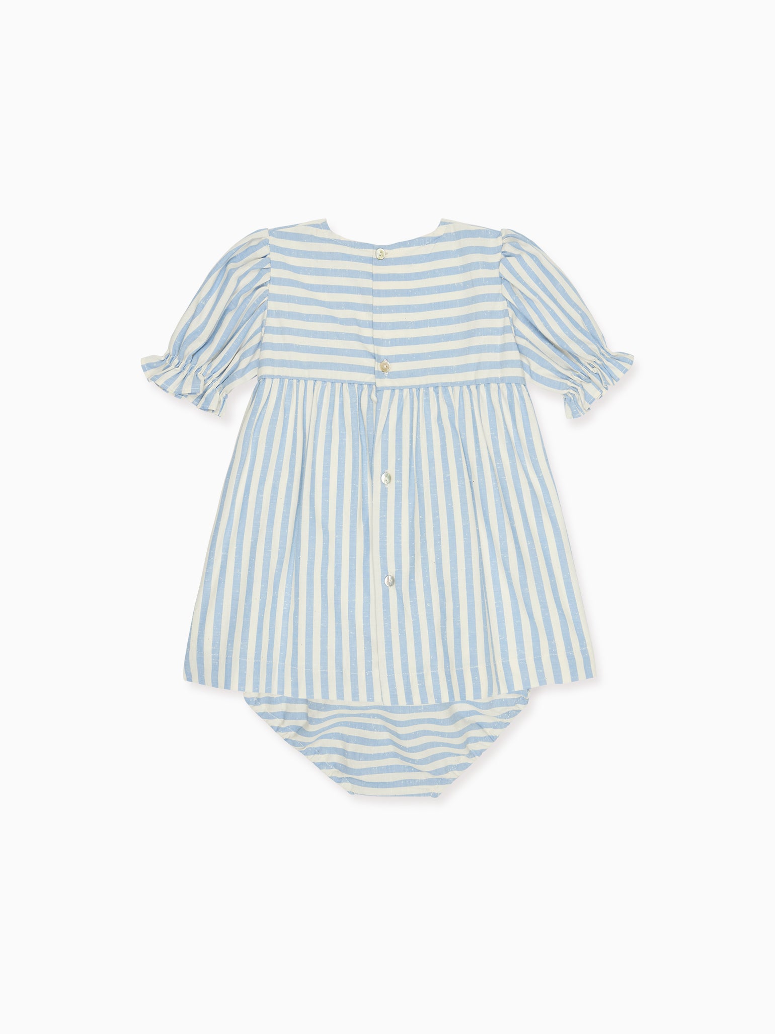 Blue Stripe Luciana Baby Girl Set