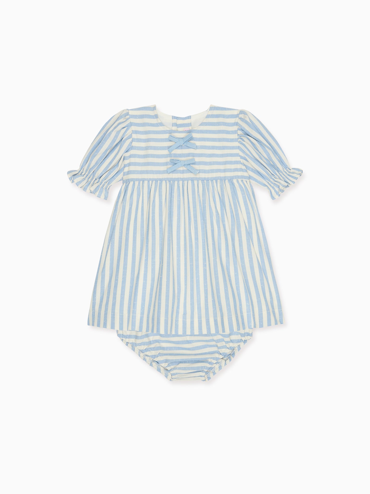 Blue Stripe Luciana Baby Girl Set