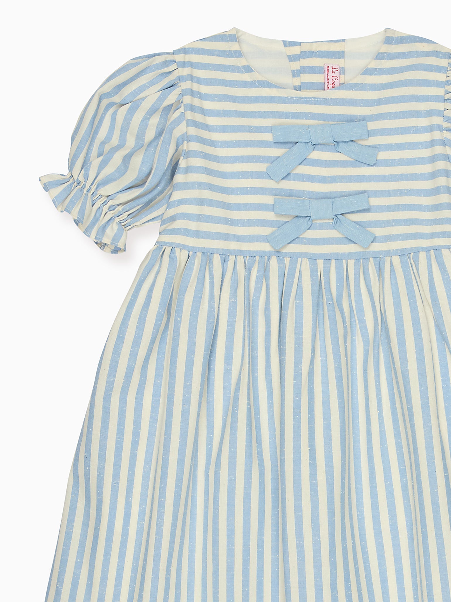 Blue Stripe Luciana Girl Dress