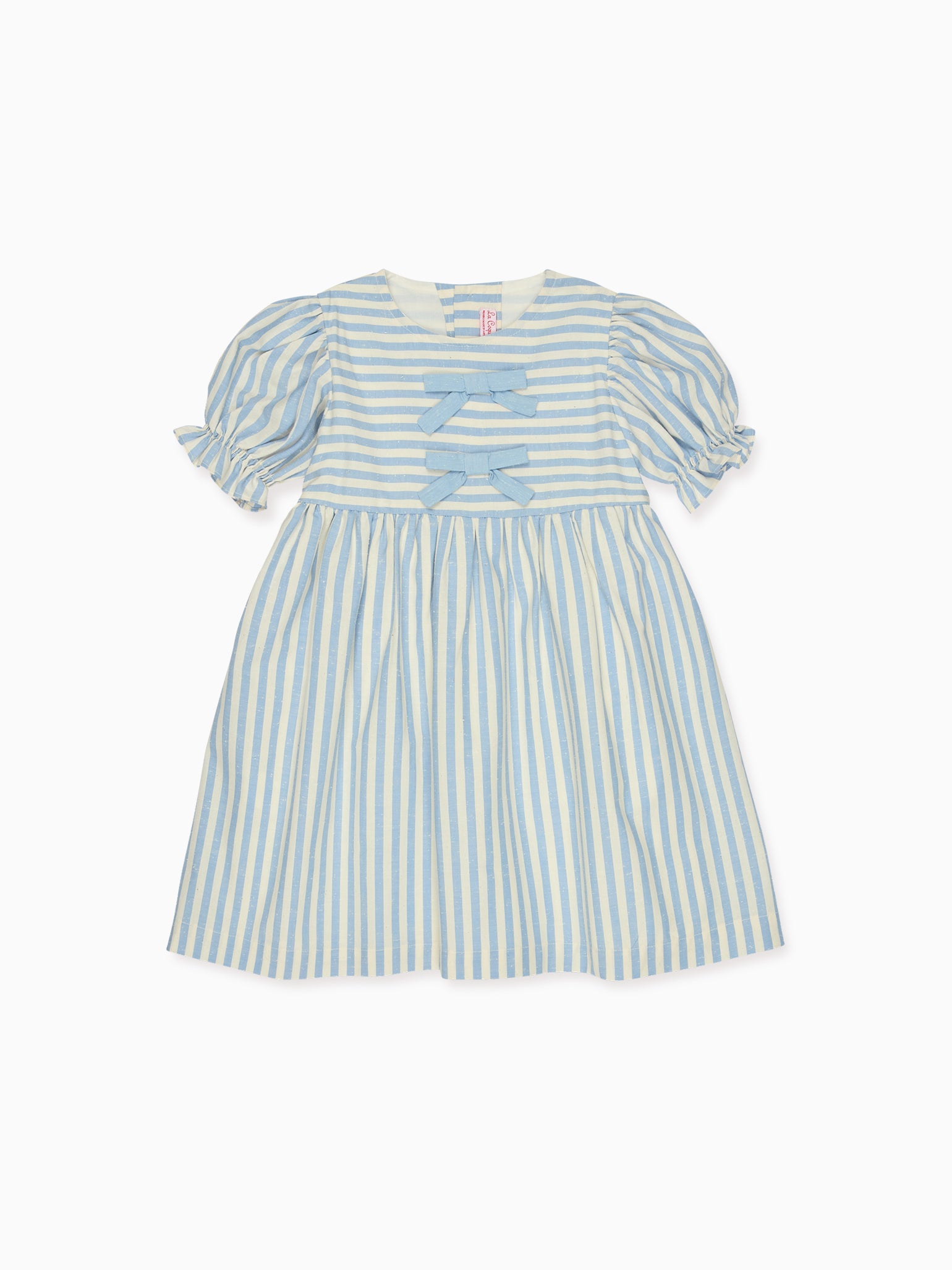 Blue Stripe Luciana Girl Dress