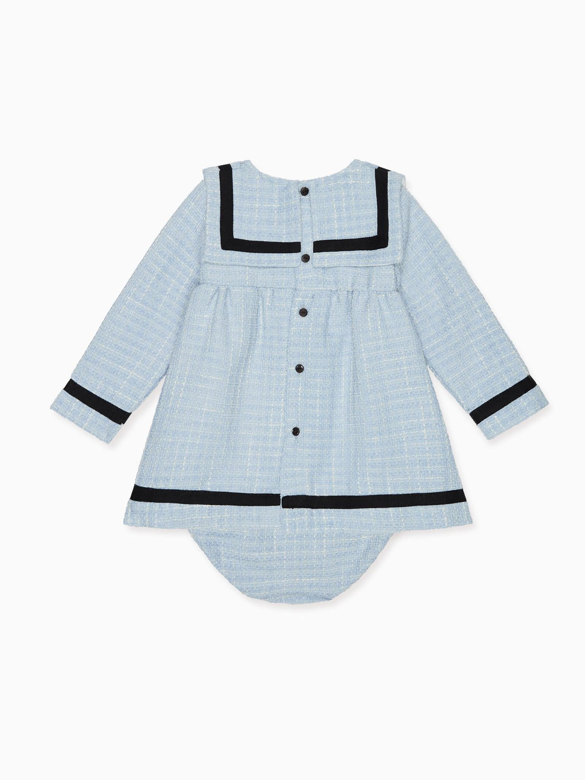 Dusty Blue Lucinda Baby Girl Set