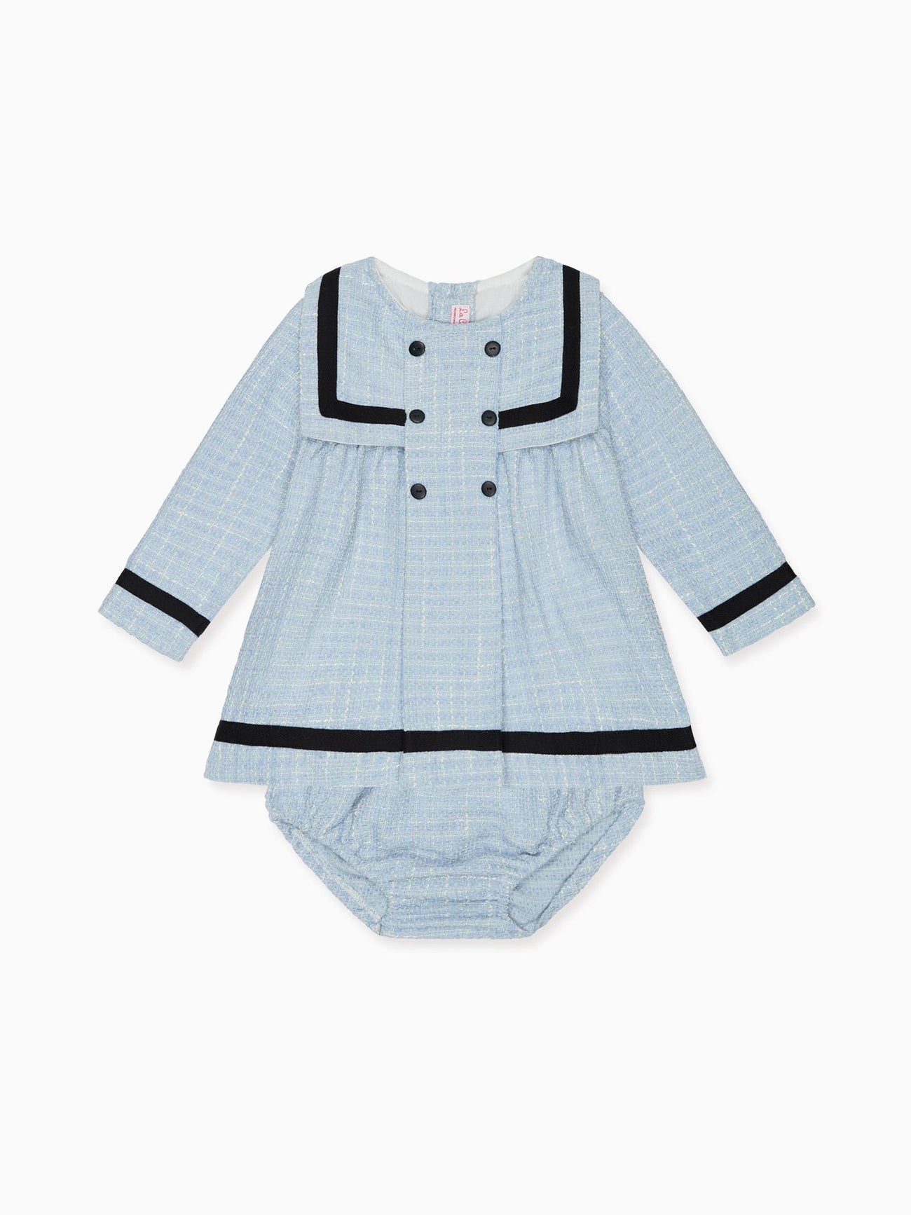 Dusty Blue Lucinda Baby Girl Set