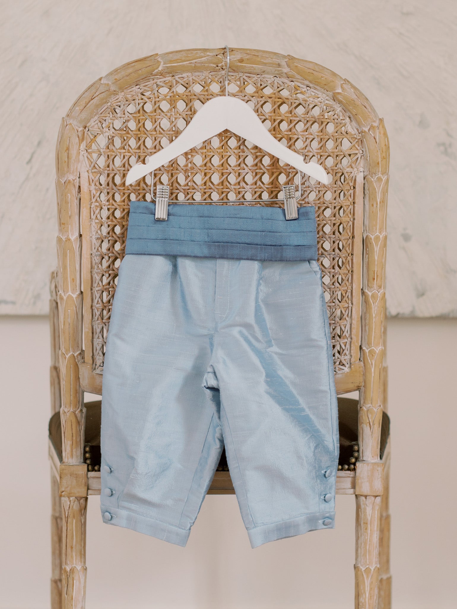 Light Blue Lupino Silk Boy Knickerbocker