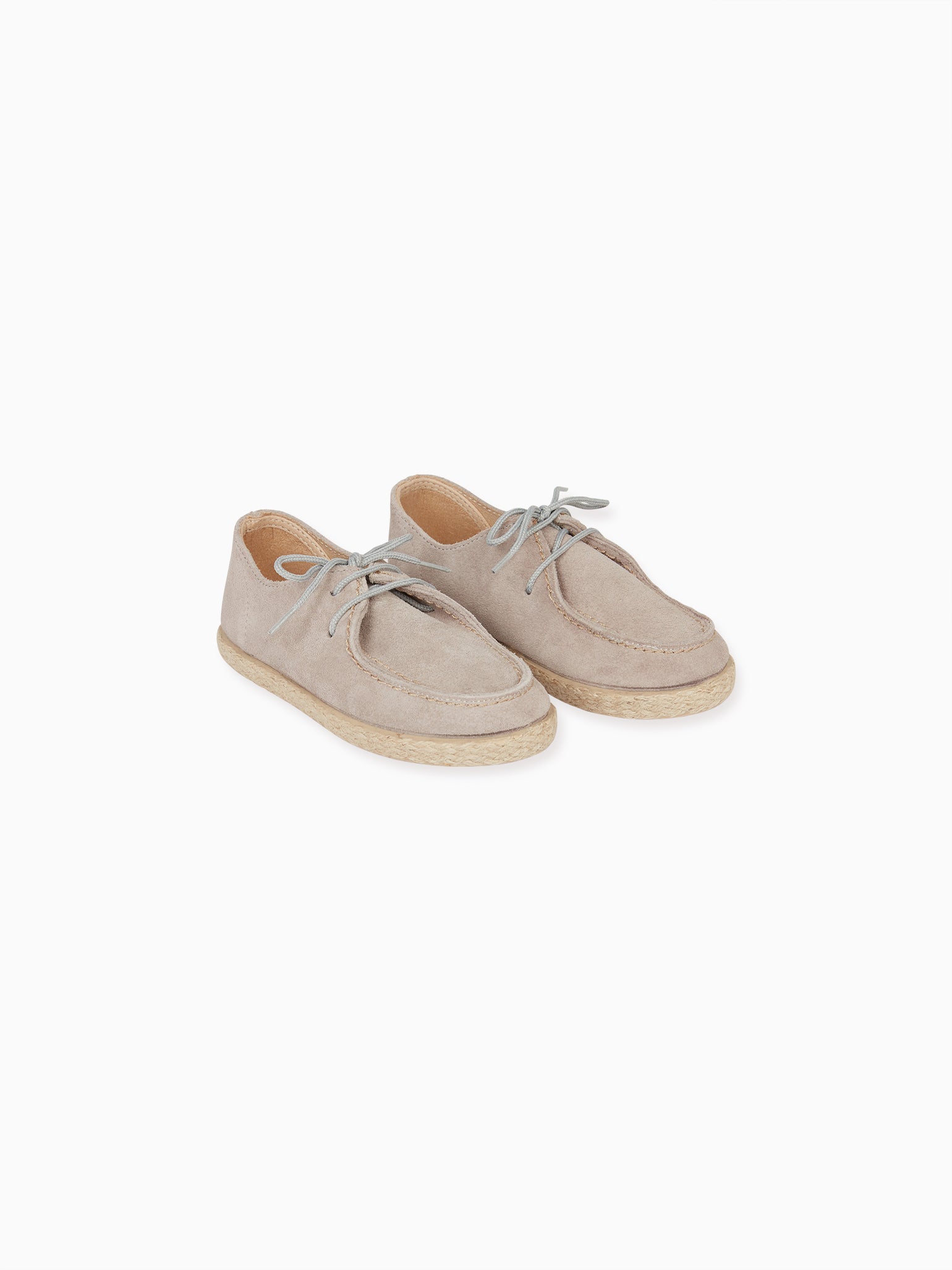 Grey Maddox Suede Boy Espadrille