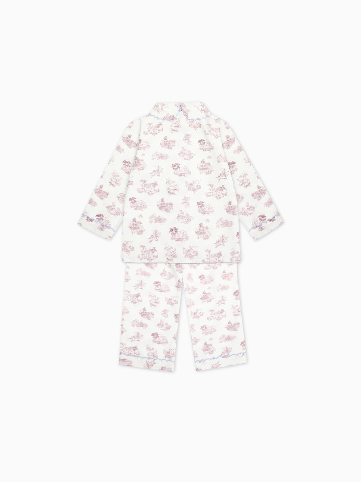 Red Toile Maria Girl Pyjamas