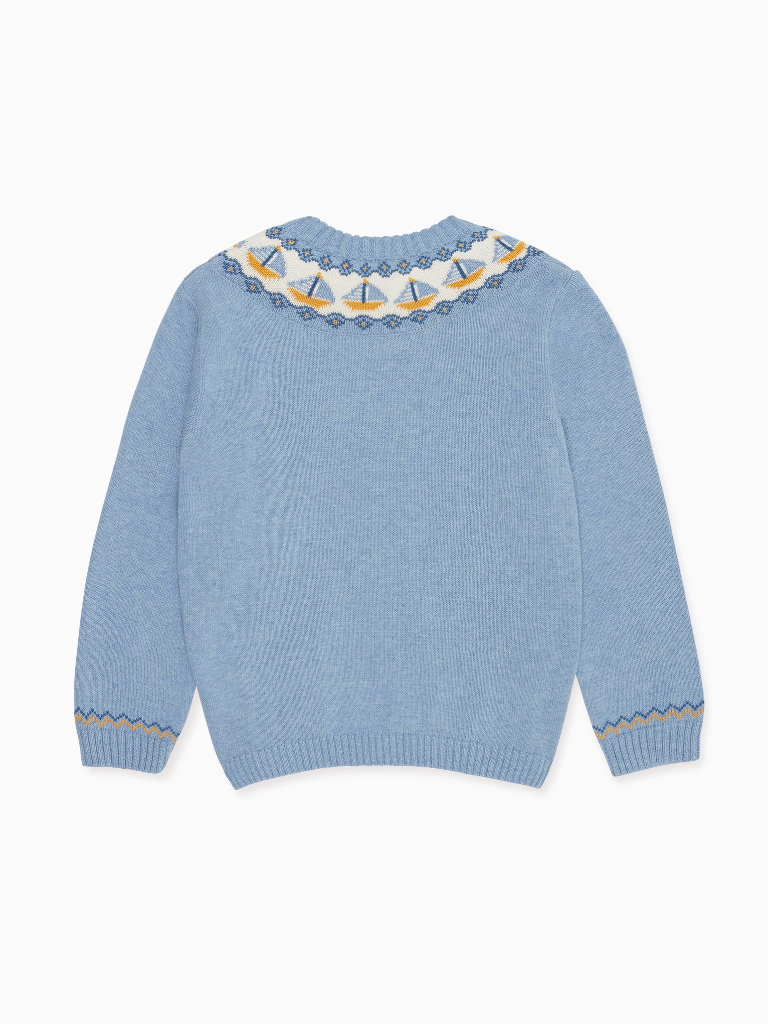 Blue Maritimo Cotton Boy Jumper
